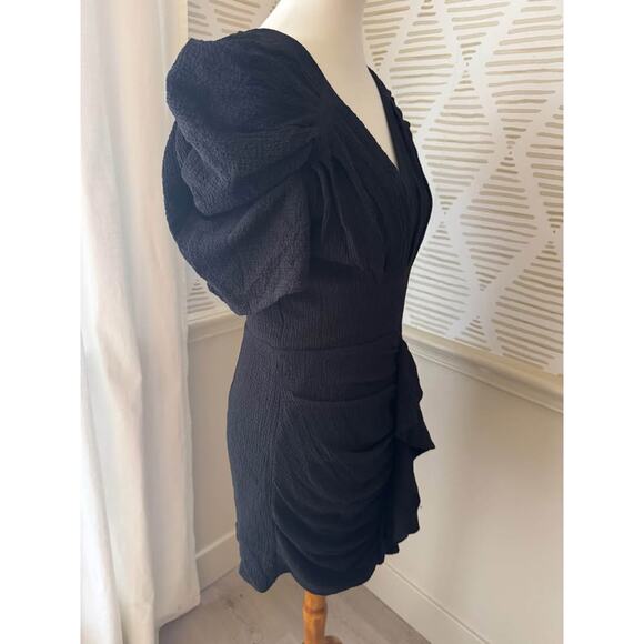 C/MEO Collective Women’s Medium Black Soaked Short Sleeve Mini Dress - Picture 9 of 10